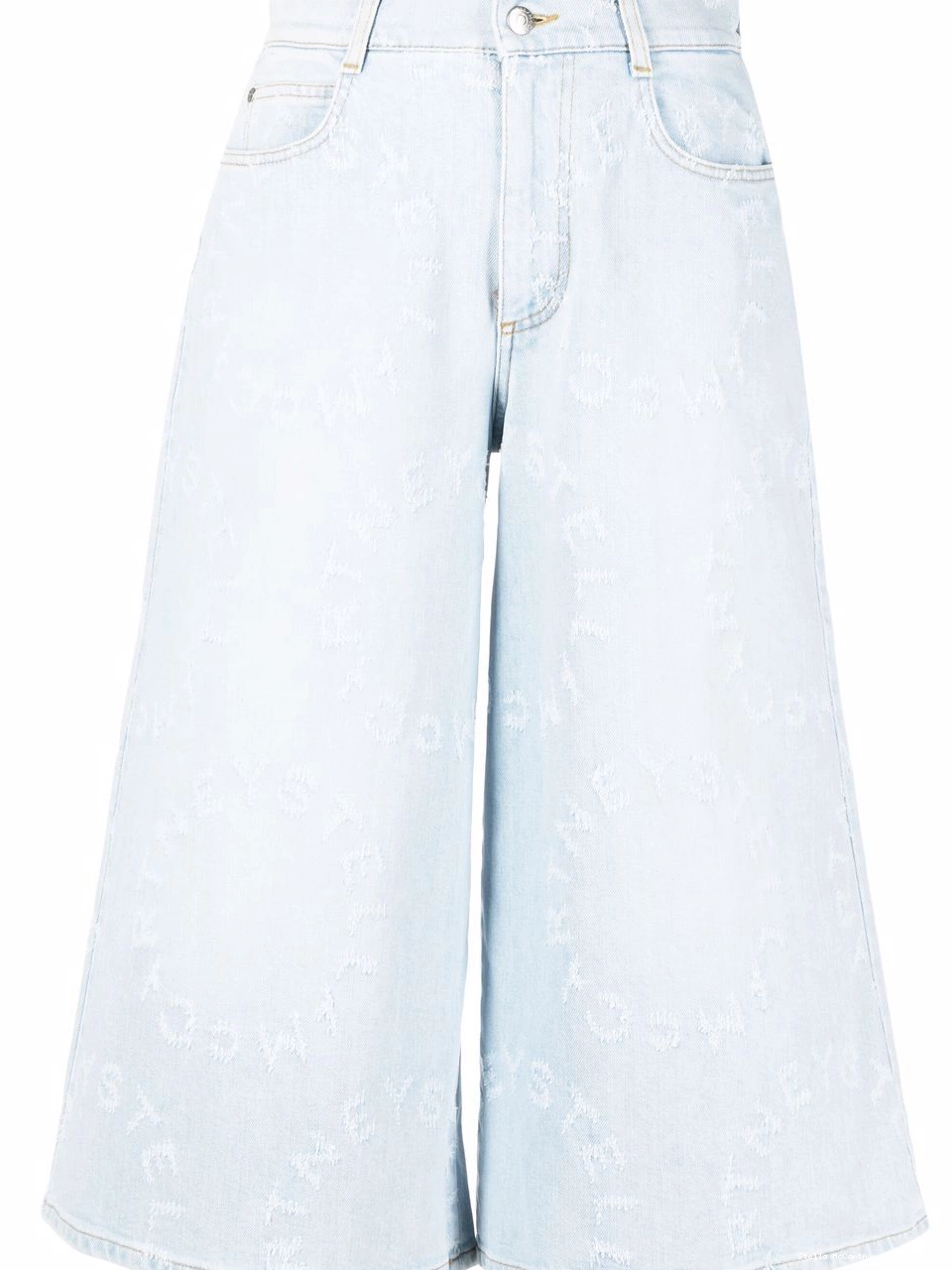 Affordable denim distressed Stella Women culottes McCartney Logo Stella 0716